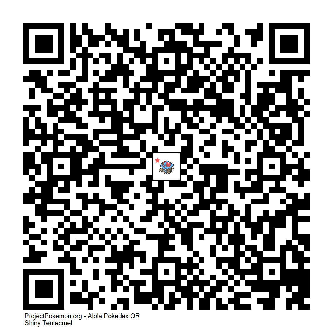 Cdigo QR de Tentacruel variocolor